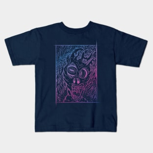 Soul Burning in Hell Kids T-Shirt